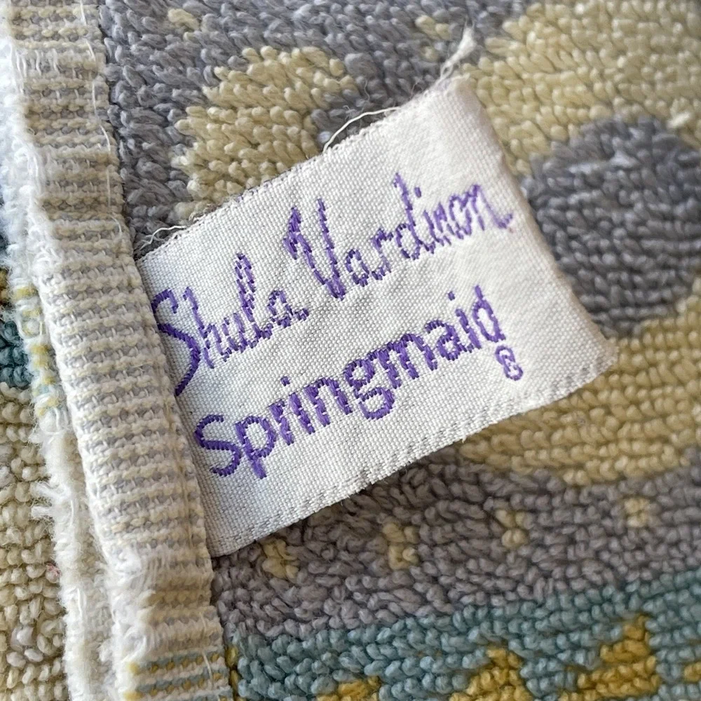 Vintage 70s Springmaid by Shala Vardimon Bath Towel Set 22x42 Grannycore Retro